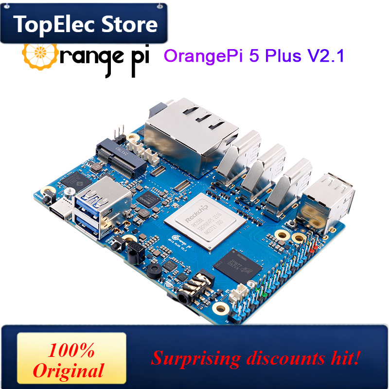 TopElec Orange Pi 5 Plus V2.1  - Orange Pi 5 Plus 16Gb incelemesi ve fiyatı