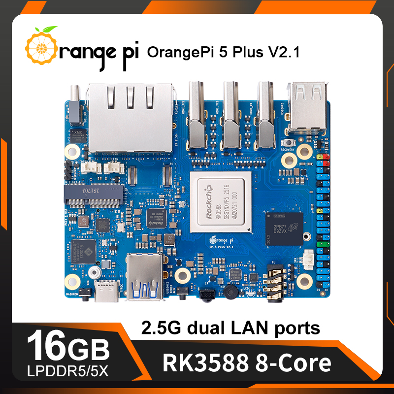 TopElec Orange Pi 5 Plus V2.1  - Orange Pi 5 Plus 16Gb incelemesi ve fiyatı