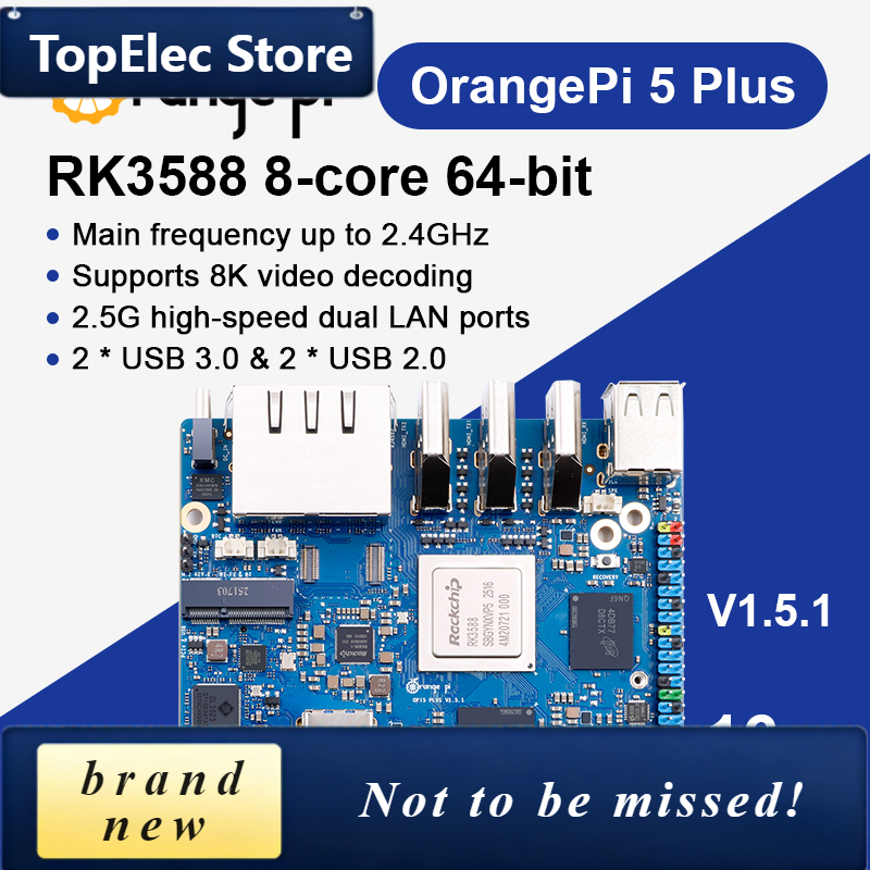 TopElec Orange Pi 5 Plus 16GB  - Orange Pi 5 Plus 16Gb incelemesi ve fiyatı