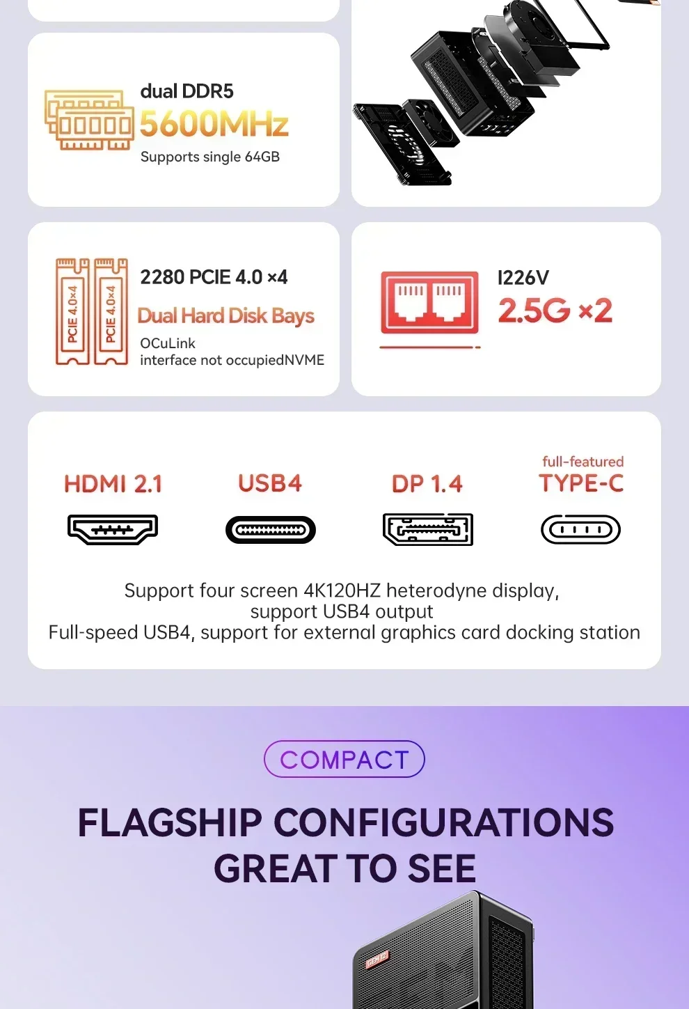 Aoostar GEM12 AMD Ryzen 7 8845 - Amd Ryzen 7 7840Hs Mini Pc incelemesi ve fiyatı