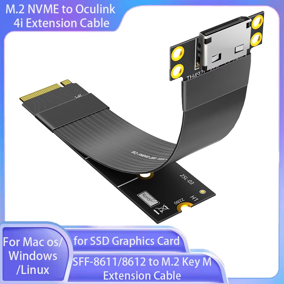 M.2 NVME'den Oculink 4i Uzatma - Oculink Egpu Mini Pc incelemesi ve fiyatı