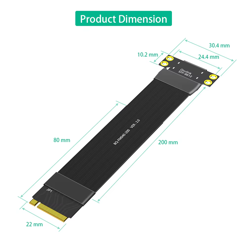 M.2 NVME'den Oculink 4i Uzatma - Oculink Egpu Mini Pc incelemesi ve fiyatı