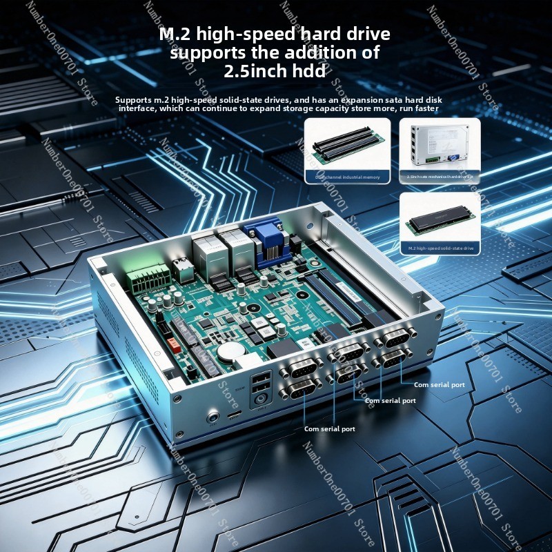 Fansız Gömülü Endüstriyel Mini - Fanless Industrial Pc Rs485 Core I7 incelemesi ve fiyatı